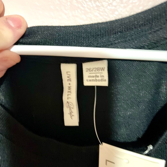 NWT Cato Women’s Plus 26 28 Black Happy Hour Daisy Long Sleeve Sweater Top - Picture 6 of 11